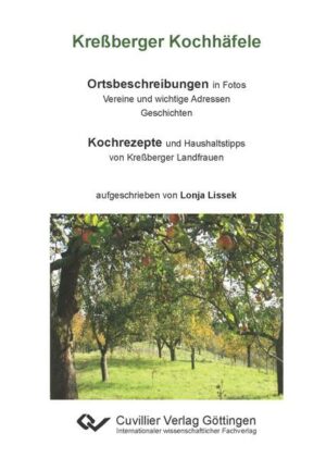 Im März 2021 habe ich das 1989 erschienene Buch Uns Kreßberger ins Kochhäfele guckt des Seniorenkreises Kreßberg im Gemeindebücherschrank am Gemeindehaus Mariäkappel gefunden. Dieses war arg zerstört und hatte viele Wasserflecken. Doch der Inhalt, so man ihn noch lesen konnte, war sehr interessant. Hier entstand die Idee, dieses Buch neu aufzulegen und um Kreßberger Informationen zu erweitern. Kreßberg liegt im Osten des Landkreises Schwäbisch Hall an der Landesgrenze zwischen Baden-Württemberg und Bayern. Die Gemeinde Kreßberg besteht aus 33 Dörfern, Weilern, Höfen und Häusern und hat insgesamt ca. 4.000 Einwohner. Der vordere Bereich des Buches Kreßberger Kochhäfele mit ca. 280 Seiten befasst sich mit der Geschichte Kreßbergs und den 33 Teilorten. Hierzu habe ich hauptsächlich in der Oberamtsbeschreibung Crailsheim von 1884 recherchiert, Kirchen- und Gemeindearchive besucht, Fotos gesichtet und mit Menschen aus der Gemeinde gesprochen. Der hintere Teil mit ca. 180 Seiten befasst sich mit Kreßberger Rezepten von Landfrauen und diese Rezepte gehen bis ins Jahr 1880 zurück. Direkte Nachbarn Kreßbergs sind die bekannten Mittelalterstädte Dinkelsbühl, Feuchtwangen und Rothenburg ob der Tauber als auch die Stadt Crailsheim. "Kreßberger Kochhäfele" ist erhältlich im Online-Buchshop Honighäuschen.