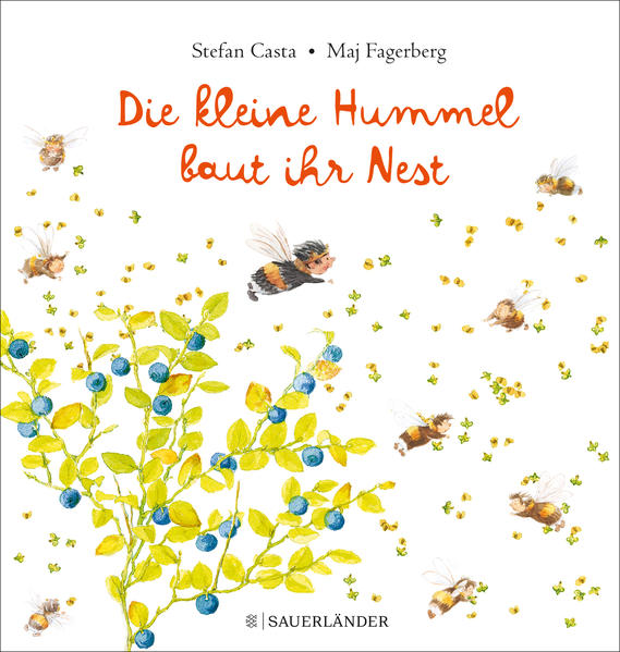 Honighäuschen (Bonn) - Die Frühlingssonne wärmt die Erde. Brummend macht sich die kleine Hummel auf die Suche nach einem Nest. Bald schon werden die Larven schlüpfen und ein summender Schwarm kleiner Hummeln ausfliegen, um den Blütennektar von Apfelblüten, Glockenblumen und wildem Klee zu sammeln. In liebevollen Bildern erfahren Kinder, wie das sympathische Insekt sein Nest baut, wo es die Eier ablegt und wie die Larven und später die kleinen Hummeln schlüpfen. Und auch, welche Blumen die kleinen Arbeiterhummeln besuchen, um Nahrung für ihre Hummelfamilie zu sammeln. Ein zartes Sachbilderbuch über den Nestbau der Hummel  für alle Freunde von Biene Maja, Hummel Bommel und Co.