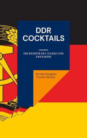 Entdecke die unvergesslichen Geschmäcker der ehemaligen DDR mit Vincent Hohne's 'DDR Cocktails: Die Rezepte des Volkes und der Partei'. Von den exklusiven Mixgetränken, die Generalsekretär Honecker bevorzugte, bis hin zu den einfachen und leckeren Kreationen des Volkes, dieses Buch bietet eine umfassende Sammlung der besten Cocktails aus der DDR. Lass dich von ausführlichen Anleitungen und den feinen Zutaten inspirieren und bringe die Geschmäcker der Vergangenheit zurück in deine Küche. Drinks-Designer Vincent Hohne