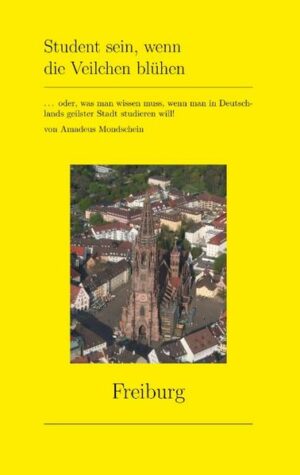 Freiburg ist unbestritten eine der attraktivsten Studentenstädte Deutschlands. Neben der sehr angesehenen Universität trägt hierzu die Lebensqualität der Stadt und Ihrer Umgebung bei. Das vorliegende Buch bringt dem jungen Studenten