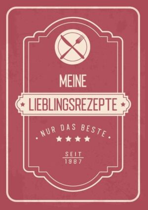 Du bist Hobbykoch und willst deine Lieben einmal wieder mit deinem Lieblingsrezept verwöhnen? Dann solltest du dieses auch sofort parat haben. Mit einem Rezeptbuch zum Selberschreiben ist das jetzt problemlos möglich. Zettelwirtschaft adé! Beginne jetzt mit der Gestaltung deines persönlichen Rezeptbuchs. Auf den 100 Seiten kannst du all deine Lieblingsrezepte notieren und, bei Bedarf, immer wieder nachschlagen und kontrollieren. Eine jede Seite ist übersichtlich und liebevoll gestaltet und bietet ausreichend Platz für Notizen und Angaben. >> Alle Lieblingsrezepte auf einen Blick