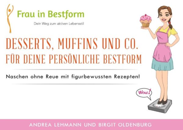 Andrea und Birgit, die Autorinnen zu Frau in Bestform sind zwei bekennende Naschkatzen, die sich magisch hingezogen fühlen zu Desserts, Kuchen und sonstigem Naschwerk. Da aber genau diese Köstlichkeiten nicht wirklich mit einem Abnehm-Programm zusammenpassen, haben die beiden im Laufe der letzten Jahre immer mehr Rezeptideen aus der süßen Ecke gesammelt und weiter entwickelt. Denn was gibt es Herrlicheres, als dieser süßen Sucht zu frönen, ohne das Resultat gleich wieder auf den Hüften vorzufinden. Ob Du als Gastgeberin Deine Gäste mit einem pfiffigen Dessert überraschen oder auf gar keinen Fall ständig auf das leckere Stück Kuchen zum Kaffee verzichten willst: in diesem Rezeptebüchlein findest Du viele Ideen und Anregungen für Deinen süßen Ernährungsalltag. Selbst die Weihnachtsbäckerei kommt nicht zu kurz. Als hilfreichen roten Faden gibt es obendrein noch eine kleine Übersicht zum Thema alternative Süßungsmittel, damit Du Dich im Dschungel der unterschiedlichen Zuckerersatz-Produkte zurechtfindest. Du darfst gespannt sein  und vor allen Dingen . NASCHEN OHNE REUE !!! "Desserts, Muffins und Co. für Deine persönliche Bestform" ist erhältlich im Online-Buchshop Honighäuschen.