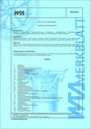 Sonderverfahren im Holzschutz, Teil 2: Vorbeugende Maßnahmen: WTA Merkblatt 1-11-24/D. Deutsche Fassung vom Januar 2024 Referat 1 Holz |