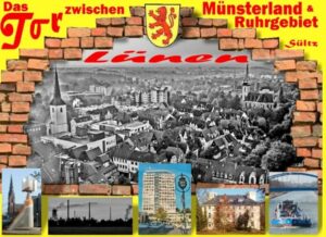 Lünen  Das Tor zwischen Münsterland und Ruhrgebiet. Am nordöstlichsten Rand des Ruhrgebietes und am südlichsten Rand des Münsterlandes liegt Lünen. Lünen liegt an der Lippe