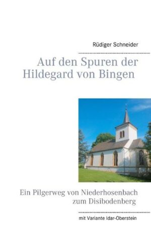 Das Buch beschreibt erstmalig einen Pilgerweg vom wahrscheinlichen Geburtsort der Hildegard von Bingen zum Disibodenberg