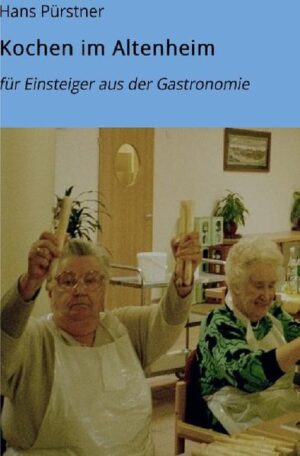 Kochen in der Gastronomie unterscheidet sich mehr als bekannt vom Kochen im Altenheim. Gerade Neueinsteiger im meist mittleren Alter müssen sich erst umgewöhnen an die speziellen Erwartungen und Bedürfnisse von alten Menschen. Aus meiner zwölfjährigen Tätigkeit als Küchenleiter eines Alten- und Pflegeheims nach zuvor dreißig Jahren Gastronomie versuche ich mit diesem Büchlein einige Hinweise zu geben, mit denen dem Neuling die Sache etws leichter fallen sollte. Copyright Titelfoto: Rainer Sturm_pixelio.de andere Bilder lt. Angabe