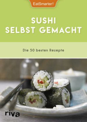 Sushi  die japanische Köstlichkeit Sushi ist lecker, macht auf dem Tisch viel her, und es ist ganz einfach, die gefüllten Rollen selbst zu machen. Wie man Sushi mit Fisch, vegetarisch mit Gemüse, als Maki, Inside-Out-Roll, Nigiri, Temaki oder auch mal außergewöhnlich als Sushi-Bällchen oder süßes Sushi zubereitet, zeigt Ihnen dieses Buch in 50 Rezepten. Ob Thunfisch-Maki-Rolle mit Soba-Nudeln, Inside-Out-Roll mit Avocado und Surimi, Sushi-Torte mit Lachs und Nori-Algen oder süßes Mango-Sushi  alles gelingt mit den Schritt-für-Schritt-Anleitungen ganz leicht. "Sushi selbst gemacht" ist erhältlich im Online-Buchshop Honighäuschen.