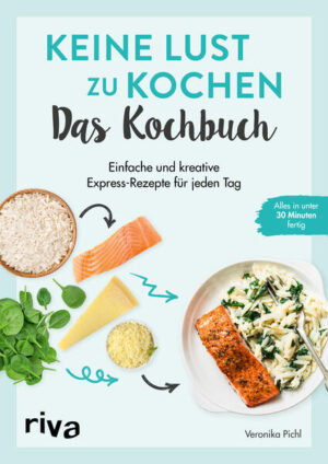 Keine Lust zu kochen? Kein Problem! Bist du es leid, stundenlang in der Küche zu stehen und komplizierte Gerichte zuzubereiten? Möchtest du köstliche Mahlzeiten genießen, ohne dafür viel Zeit und Mühe aufwenden zu müssen? Dann ist dieses Kochbuch genau das Richtige für dich! Es ist der perfekte Begleiter für alle, die schnell und einfach unkomplizierte Gerichte zaubern möchten - ohne viel Aufwand und Stress. Über 70 abwechslungsreiche und alltagstaugliche Blitzrezepte sind ideal für Studierende, Berufstätige, Familien und alle, die lieber ihre Freizeit genießen, anstatt am Herd zu stehen. Ob schnelles Apfel-Mandel-Porridge zum Frühstück, cremige Lachsnudeln oder Couscous mit gebratenem Gemüse zum Mittag- oder Abendessen oder Frozen Mango Yogurt als Snack zwischendurch - in unter 30 Minuten steht eine leckere Mahlzeit auf dem Tisch. Leb wohl, Fast Food oder Lieferdienst - und hallo Geschmack!