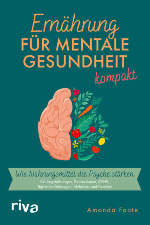 Mit den richtigen Nahrungsmitteln das Wohlbefinden steigern Eine gesunde Ernährung ist einer der besten Wege, um Körper und Psyche zu stärken. Wissenschaftliche Studien belegen, dass sich der Konsum der richtigen Lebensmittel sowie eine ausgewogene Nährstoffzufuhr positiv auf die Psyche auswirken und die Behandlung verschiedener Erkrankungen unterstützen können. Dieser Ratgeber erklärt Ihnen, welche Nahrungsmittel die mentale Gesundheit optimieren und bei verschiedenen Krankheiten förderlich sein können. Beispielsweise helfen Fisch und Avocado bei ADHS, Soja und Eier bei Angststörungen, Beeren und Tomaten bei Depressionen und Joghurt und Seetang bei Alzheimer und Demenz. Die Ernährungsexpertin Amanda Foote zeigt auch, welche Lebensmittel nachteilige Effekte haben können: Koffein beeinträchtigt zum Beispiel die Erinnerungsfähigkeit und schlechte Fette in Fast Food können sich negativ auf Depressionen auswirken. Verändern Sie also Ihre Essgewohnheiten und tun Sie Ihrer seelischen Gesundheit etwas Gutes!