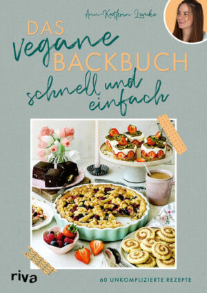 Veganes Backvergnügen: schnell und einfach Lust auf vegane Kuchen, aber wenig Zeit? Mit diesem Backbuch ist das kein Problem. Die 60 leckeren und gelingsicheren Backrezepte sind ideal für alle, bei denen es im Alltag schnell gehen muss. Mit einfachen pflanzlichen Zutaten, klaren Schritt-für-Schritt-Anleitungen und hilfreichen Backtipps zeigt die Influencerin @annibacktvegan, dass veganes Backen weder kompliziert noch aufwendig ist. So zaubert man im Handumdrehen leckere pflanzenbasierte Kuchen, Kekse, Muffins und mehr. Ob schokoladige Brownies, saftiges Bananenbrot, fruchtiger Heidelbeerjoghurtkuchen oder knusprige Zimtschneckenkekse - mit den abwechslungsreichen Rezeptideen ist für jeden Geschmack das Richtige dabei. Viel Spaß beim Backen und Genießen!