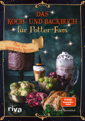 Schlemmen wie wahre Hexen und Zauberer Wenn sich nach der langen Fahrt im Hogwarts-Express abends in der großen Halle die Tafeln wie von Zauberhand mit den leckersten Gerichten decken, können es alle kleinen und großen Hexen und Zauberer kaum erwarten, von all jenen Köstlichkeiten zu probieren, die sich vor ihnen auftürmen. Neben wunderbaren Siruptorten stapeln sich dort Pasteten und köstliche Brathähnchen. Kelche voller Kürbissaft löschen den Durst und Berge von duftendem Kartoffelpüree warten nur darauf, verschlungen zu werden. Dieses Koch- und Backbuch entführt jeden Fan mit über 100 süßen und herzhaften Gerichten in die fantastische kulinarische Welt von Harry Potter. Magische Speisen wie Mrs. Weasleys Fleischbällchen mit Preiselbeer-Dip, Prof. McGonagalls Blätterteig-Parmesan Hexenhüte, cremiges Erdbeereis aus der Winkelgasse, knusprige Felsenkekse von Hagrid und ein saftiges Stück Kesselkuchen aus Hogsmeade lassen die Herzen aller Hexen und Zauberer höherschlagen.