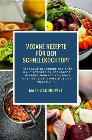 Leckere Gerichte aus dem Schnellkochtopf? Wenn Sie auf der Suche nach einer schnellen und einfachen Möglichkeit sind, Ihre Gäste mit zauberhaften Gerichten aus dem Schnellkochtopf zu verwöhnen, sind Sie hier genau richtig. Enthaltene Gerichte: Apfel Kürbis Suppe Blumenkohlreis mit Koriander und Zitrone Bohnenmus Cremige Kartoffel-Lauch Suppe Einfache Apfelkrümel Einfache Gedämpfte Süßkartoffeln Einfache Karotten-Lauch Suppe Einfacher, gedämpfter Rosenkohl Einfacher Reis mit Erbsen Erbsen-Mais Risotto Feine Brokkoli-Blumenkohl Suppe Feine Süßkartoffelsuppe mit Karotten Frühstückshaferbrei Frühstücksreispudding Gedämpfte Kartoffelecken Gerstenpilzrisotto Gewürzkartoffeln Glutenfreie Linsentacos Glutenfreies Porridge Grünen Bohnen leicht gemacht Herzhafte Spinat-Linsen Suppe Hirseporridge Ingwer-Karottensuppe Kartoffel-Karotte-Mais Mix Kidneybohnen mit Reis Knoblauchkichererbsen Knoblauchreis Knoblauch Tomaten Bohnen Kohl-Linsen Suppe Koriander-Avocado Reis Köstliche Apfelsauce Kürbis mit Apfelmus Kürbissuppe mit Paprika Leckere Käsenudeln Leckeres Dampfgarbrokkoli Leckeres Frühstücksquinoa Linsen-Reis Bowl Mungbohnen mit Reis Pilzrisotto Schnelle und einfache Pasta Schnelles Süßkartoffelgratin Selbstgemachte Baked Beans Spalterbsencurry Spalterbsensuppe Spinat-Kürbis Risotto Süßer Brauner Reis Süßkartoffelkasserolle Süß-Scharfer Spaghetti Tomaten-Bohnensuppe mit Sellerie Veganer Kartoffelbrei Zwiebelsuppe mit Kartoffeln