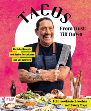 - Kochen mit Danny Trejo - der Bad-Guy-Legende Hollywoods - Über 70 höllisch gute mexikanische Rezepte - von Tacos, Quesadillas, Burritos und Bowls bis zu Salaten, Dips und Nachspeisen wie Donuts und Churros - Mit extra viel Galgenhumor und krassem Inside