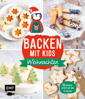 - Kinderleicht backen: 50 tolle Rezepte für schnell gemachte Weihnachtsleckereien - Mit nur 6 Zutaten und einfachen Grundrezepten - inklusive praktischer Tipps, damit die Kleinen ganz groß mithelfen können - Mit niedlichen Illustrationen für extra viel We