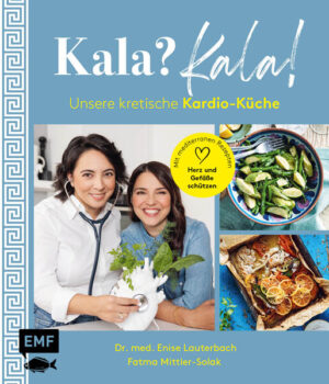 - Kardiologin Dr. Enise Lauterbach zeigt, wie sich mediterrane Küche positiv auf die Herzgesundheit auswirkt - Zur Prävention oder therapiebegleitend: Diese 50 Rezepte aus Kreta stärken das Herz-Kreislauf-System und reduzieren das Schlaganfall-Risiko