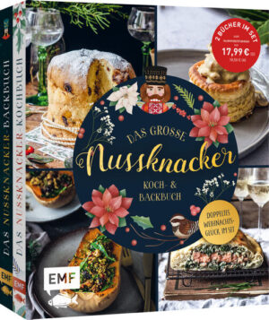 Advent im Doppelpack: Die schönsten und festlichsten Koch- und Backrezepte zum Sonderpreis Der Geschmack von Weihnacht: Von himmlischen Backklassikern wie Haselnussmakronen, Stollen & Co. bis zu süßen und herzhaften Ideen für wärmende Winterspeisen und mehr Zum Vorlesen und Träumen: stimmungsvolle und märchenhafte Geschichten für die Weihnachtszeit Ausstattungshinweis: Cover mit edler Goldfolienprägung