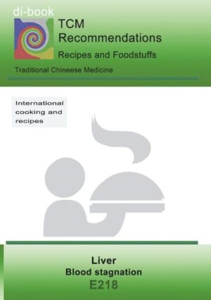 di-book - nutritional counseling after TCM syndromes - Diet recommendations, recipes and food supplements for supporting the therapy. The recipes help you to cook tasty dishes. All recipes with cooking instructions, calorie indications and description of the effect. The foods are shown in categories recommended, yes, little and no and help you to orientate if your own recipes should be cooked.