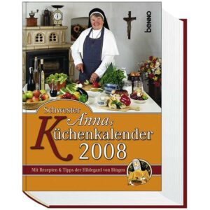 Im neuen Jahrgang unseres Bestseller-Kalenders finden Sie neben vielen praktischen Tipps für Haushalt, Küche und Gesundheit auch reichlich Platz für eigene Notizen. Ein ausführliches Kalendarium mit Namenstagen und geistlichen Impulsen machen dieses Kalenderbuch zu einem praktischen Begleiter. Das Jahresthema sind Rezepte und Lebenstipps der Hildegard von Bingen.