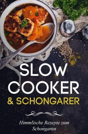 Sie sind auf der Suche nach himmlischen Rezepten für Ihren Slow Cooker? Dann ist dieses Slow Cooker Kochbuch genau das Richtige für Sie! ✅ Es erwarten Sie über 60 köstliche Slow Cooker Rezepte, die sich einfach und schnell umsetzen lassen. Bei dem Buch haben wir vor allem auf eine große Vielfalt gesetzt. So gibt es einen gesunden Mix aus Backrezepten, Frühstücksideen, Snacks & Desserts sowie Antipasti, Mittag- und Abendgerichte. Es ist also nahezu für jeden etwas dabei! Mit der digitalen Version haben Sie das Buch immer bei sich. So können Sie ideal auf die Inhalte zurückgreifen, wenn Sie gerade beim Kochen sind. Die Slow Cooker Rezepte sind bereits in wenigen Minuten servierfertig. Auch die Vorbereitungszeit der jeweiligen Gerichte fällt recht kurz aus. Die Rezepte lassen sich somit ideal in den Alltag einplanen! Sichern Sie sich jetzt ein Exemplar und klicken Sie auf "Kaufen" um heute noch in den Genuss der kulinarischen Vielfalt des Kontaktgrills zu kommen! (Slow Cooker Rezeptbuch / Slow Cooker Kochbuch / Schongaren Rezepte / Schongaren Kochbuch )