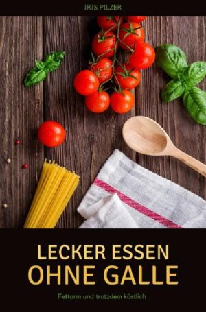 Im November 2017 war es für mich vorbei. Ich hatte starke kolikartige Schmerzen im Oberbauch. Ich wollte mich nur noch in Embryonalhaltung ins Bett legen und sterben. Mein Arzt diagnostizierte Gallensteine (die mich das halbe Jahr vorher auch schon lahmgelegt hatten, ohne dass ich davon gewusst hätte). Ende November wurde meine Gallenblase operativ entfernt. Zwei Tage später wurde ich mit dem netten Rat, ich solle doch in Zukunft fettarm essen, aus dem Krankenhaus entlassen. Dieser Hinweis war natürlich äußerst hilf reich (man nehme meinen Sarkasmus zur Kenntnis). Fett war bisher ein wichtiger Teil meiner Ernährung. Der menschliche Körper braucht Fett. Und besonders Frauen benötigen jeden Tag eine bestimmte Menge Fett, um gesund zu bleiben. Und jetzt sollte ich plötzlich fast kein Fett mehr essen? Gut, ich fand zielich schnell heraus, dass zu viel Fett meinem Körper tatsächlich nicht gut tut. Da die Leber zwar noch laufend Galle produziert, dieses aber nicht in der Gallenblase gesammelt werden kann, falls der Körper mal mehr Fett zu verdauen hat, hatte das unerfreuliche Auswirkungen auf meine Verdauung. Da ich gerne koche, war das für mich natürlich nicht das Ende. Ich hab mich einfach durchprobiert und ausgetestet, was mein Körper verträgt. Dabei habe ich viele Gerichte, die ich vorher schon gerne gekocht habe, einfach etwas abgeändert bzw. fettreiche Zutaten durch magere ausgetauscht. Heraus kam dabei eine kleine Rezeptsammlung, die ich euch nicht vorenthalten will.