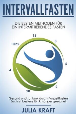 Erwarten Sie das Beste In diesem Buch starten wir bei null und werden uns Schritt für Schritt durch die verschiedenen Methoden des Intervallfastens arbeiten. Damit Sie im Anschluss entscheiden können, welche Diätform bzw. Fastenmethode am besten für Sie umzusetzen ist. Außerdem finden Sie in diesem Buch immer wieder wichtige Erkenntnisse der Wissenschaft und Hinweise auf erfolgreiche Studien zum Thema Intervallfasten. Wir werden zusammen die beste Methode für Sie persönlich erörtern, die infrage kommen auf Grundlage Ihres alters, Gesundheitszustands und Ihrer täglichen zeitlichen Umstände. Ich nehme Sie an die Hand und widme sogar ein ganzes Kapitel der Motivation, damit Sie Ihre Ziele erreichen werden. Seien Sie sich bewusst, dass Sie mit diesem Buch bestens aufgehoben sind und alles und noch mehr bekommen werden, was Sie sich erwarten zu diesem Thema. Auch an Rezepten wird es in diesem Buch nicht fehlen, für Ihr perfektes Intervallfasten. Dem Intervallfasten werden auch noch weitere positive Effekte auf den Körper und den Geist nachgesagt mehr Lebensfreude mehr Leistungsfähigkeit mehr Energie bessere Blutwerte Krebs- und Demenzvorbeugung kein Jo-jo Effekt kein Hungergefühl gestärkter Körper und Geist In diesem Buch werden Sie genau erfahren wie das Intervallfasten und die Diätformen funktionieren. Das beste ist, man kann sofort starten. Befolgen Sie einfach den Anweisungen in diesem Buch.