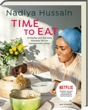 Nadiya Hussain - bekannt aus der Netflix-Serie "Foodhacks" Job, Familie, Haushalt, Freizeitstress. Viele von uns haben viel zu wenig Zeit zum Kochen, dabei sollte es keine lästige Verpflichtung sein. Nadiya Hussain, bekannt aus der Netflix-Serie "Nadiyas Foodhacks", präsentiert zeitsparende Tipps und die wichtigsten Zutaten für die schnelle Küche, damit das Kochen auch in einem vollgepackten Alltag wieder Spaß macht und genügend Zeit fürs gemeinsame Genießen und ein entspanntes Leben bleibt. - viele praktische Tipps fürs Vorkochen, Einfrieren und die ideale Resteverwertung - eingeteilt in Frühstück, Mittagessen, Abendessen, Desserts und Basics - charmante Hintergrundgeschichten aus Nadiyas Familienalltag "Time to eat" ist erhältlich im Online-Buchshop Honighäuschen.