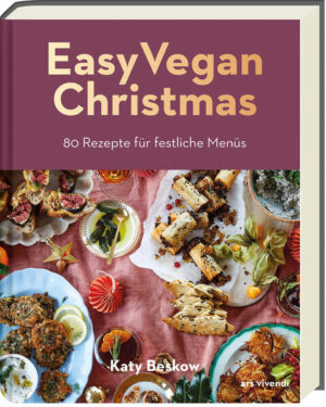 Das perfekte vegane Kochbuch für die Feiertage mit abwechslungsreichen Rezepten von traditionell bis raffiniert Alle Jahre wieder kommt … der vegane Festtagsbraten! Katy Beskow zeigt in diesem stimmungsvollen veganen Kochbuch, wie sich die heimische Festtafel ganz einfach mit den verschiedensten veganen Köstlichkeiten füllen lässt. Von Vorspeisen über Hauptgerichte und Beilagen bis hin zu Desserts und winterlichen Getränken - nach diesem Festmahl geht niemand hungrig nach Hause! Und für den Fall, dass doch mal etwas übriggeblieben ist, zeigt die Vegan-Queen in einem Extra-Kapitel, was sich mit den Resten anstellen lässt. -mit 10 Menüvorschlägen, u. a. traditionell, familienfreundlich, glutenfrei und italienisch -mit Tipps zur stressfreien Menüplanung und zum smarten Weihnachtseinkauf