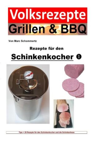 Wurstsorten gibt es genug, nur schmecken diese nicht immer gerade toll, und man weiß nicht was denn überhaupt für Fleisch und Gewürze drin stecken. Viel Wasser, viel Fett, viel Salz und Emulgatoren und wer weiß was für tolle Zusatzstoffe noch. Da bekommt man so richtig Appetit Warum also nicht eine eigene Wurst herstellen, mit einfachen Mitteln und auf einfachste Weise. Da weiß man was drin steckt! Und es ist schon toll, wenn man seine Freunde zu einem Vesper einladen kann, wo man die Wurst und den Aufschnitt selber hergestellt hat. "Volksrezepte Grillen &amp