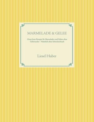 Hagebuttenmarmelade, Erdbeer-Konfitüre, Quittengelee, Pflaumenmus, Birnen-Walnuss-Marmelade, Holunderblütengelee ... In der warmen Jahreszeit beschenkt uns die heimische Natur mit einer großen Bandbreite an Früchten, zusätzlich zu den Früchten, die es in jedem Supermarkt zu kaufen gibt. In diesem Buch finden sich daher neben Marmeladenrezepten für alle erdenklichen Obstsorten auch viele Rezepte zur Verarbeitung heimischer Wildfrüchte. Die vorgestellten Rezepte sind altbewährt und mit einfachen Mitteln machbar - außerdem kommen sie sämtlich ohne künstliche Gelierhilfen aus.