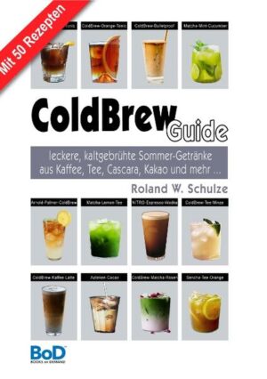 ColdBrew-Guide 50 Rezepte für leckere, kaltgebrühte Sommer-Getränke aus Kaffee, Tee, Cascara, Kakao und mehr ... Anleitungen, Geschichten und Rezepte, sowie viele Informationen zu Gewürzen, Sirups und Geschmacks-Essenzen, Infusionen, zu Gläsern und zu internationalen Trink-Ritualen. Ein Grundlagenwerk für Anfänger, aber auch für Mix-Profis und ein fast unerschöpflicher Fundus für Geniesser- und Geschmacksfreunde! "ColdBrew-Guide" ist erhältlich im Online-Buchshop Honighäuschen.
