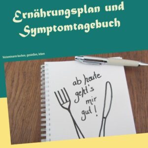 28 Tage 84 Vorschläge für Mahlzeiten mit Kurzrezepten 22 Rezepte mit ausführlichen Koch- und Backanleitungen Das Symptomtagebuch mit Ernährungsplan ist Dein persönliches Trainingshandbuch bei Histaminintoleranz. Es beinhaltet eine Verträglichkeitsliste, Infos zu Histaminintoleranz und 28 Tage lang 84 Vorschläge für Mahlzeiten morgens, mittags und abends mit kurzen Rezepten. Sowie 22 Rezepte mit ausführlichen Koch- und Backanleitungen. Jedes Gericht kannst Du dabei direkt bewerten, wie gut es Du es vertragen hast. Zu Beginn jeder Woche gibt es für Dich eine Wocheneinkaufsliste, damit Du übersichtlich, auf einen Blick, sehen kannst, welche Lebensmittel Du in der Folgewoche benötigst. Von Tag 1 an führe ich Dich bequem durch Deine Umstellungsphase, um Dir die Veränderung Deiner Ernährungsgewohnheiten zu erleichtern. Im Anschluss hast Du die Möglichkeit Deinen individuellen, auf Dich zugeschnittenen, Ernährungsplan mit Produkten, die Du verträgst, und Gerichten, die Du magst, zusammenzustellen. Viel Erfolg bei Deiner Ernährungsumstellung. Ohne Stress, dafür mit viel Genuss!