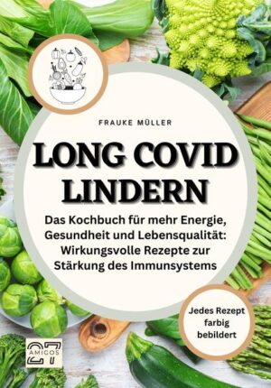 Long Covid kann eine sehr belastende und langwierige Erkrankung sein, die oft noch lange nach der Genesung von Covid-19 andauert. Eine gesunde und ausgewogene Ernährung kann helfen, die Symptome zu lindern und den Körper bei der Genesung zu unterstützen. In diesem Kochbuch finden Sie 40 leckere Rezepte, die speziell auf die Bedürfnisse von Covid-19-Patienten abgestimmt sind. Jedes Rezept ist farbig bebildert und wird Schritt für Schritt erklärt, so dass Sie garantiert ein leckeres und gesundes Gericht auf den Tisch zaubern können. Die Symptome der Erkältung können sehr vielfältig sein und reichen von Erschöpfung und Atemproblemen bis hin zu Gelenkschmerzen und Verdauungsbeschwerden. Eine gesunde Ernährung mit ausreichend Nährstoffen, Vitaminen und Mineralien kann helfen, den Körper zu stärken und die Symptome zu lindern. Ob herzhafte Suppen und Eintöpfe, bunte Salate oder süße Desserts - jedes Rezept in diesem Kochbuch wurde sorgfältig ausgewählt und auf die speziellen Bedürfnisse von Langzeitpatienten abgestimmt. Lassen Sie sich inspirieren und genießen Sie köstliche Mahlzeiten, die nicht nur gut schmecken, sondern auch zur Genesung beitragen.