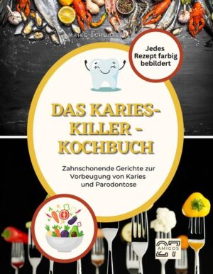 In diesem Kochbuch findest du nicht nur leckere Gerichte, sondern auch eine Lösung für deine Zahngesundheit! Mit unseren zahnfreundlichen Rezepten kannst du Karies und Parodontose vorbeugen und gleichzeitig leckere Gerichte genießen. Die Schritt-für-Schritt-Anleitungen und die farbigen Bilder zu jedem Gericht machen das Nachkochen zum Kinderspiel. Egal, ob man ein erfahrener Koch ist oder noch nie einen Kochlöffel in der Hand hatte - alle Rezepte sind einfach und schnell zuzubereiten. Doch was genau sind Karies und Parodontose? Karies ist eine durch Bakterien verursachte Erkrankung des Zahnschmelzes, während Parodontose eine Erkrankung des Zahnfleisches ist, die zum Zahnverlust führen kann. Unsere zahnfreundlichen Rezepte enthalten Zutaten, die reich an Kalzium und anderen Mineralien sind und so die Zahngesundheit fördern. Von knackigen Salaten bis hin zu herzhaften Gerichten - in diesem Kochbuch findest du viele zahnfreundliche Rezepte, die nicht nur gut für deine Zähne sind, sondern auch lecker schmecken! Worauf wartest du noch? Hol dir dieses Kochbuch und lass dich von den bunt illustrierten Gerichten inspirieren, die dir helfen, deine Zahngesundheit zu verbessern und gleichzeitig leckere Mahlzeiten zu genießen.