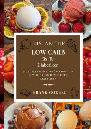 Irgendwann landen alle beim Eis-Abitur! Nach dem überwältigenden Erfolg unseres Eis-Abitur Klassenbuches, präsentieren wir hier unser Buch Eis-Abitur Low Carb - Eis Für Diabetiker in der Schwarz-Weiß-Edition. Endlich ein richtiges Buch zum Thema Eisherstellung in der Low-Carb-Version. Ihr habt die Eismaschine und dieses Buch zeigt Euch, was Ihr damit machen könnt! 168 leckere und tiefkühltaugliche Low-Carb-Eis-Rezepte, Sorbets und Milch-Sahne-Eis, mit Gelinggarantie für Diabetiker und alle Low-Carb-Fans. Jedes einzelne Rezept ist fein bilanziert, für höchsten Geschmack und beste Verträglichkeit. Zu jedem Rezept werden alle relevanten Nährwerte übersichtlich geliefert. Zum Buch gehört unsere Eisbilanz, ein Tool mit Nährwertrechner, das man einfach per Mail anfordern kann. Mit der Eisbilanz kann man jedes Rezept auf seine persönliche Wunschmenge zum Befüllen seiner Eismaschine umrechnen lassen. Darüber hinaus bildet der theoretische Teil des Buches die Grundlagen dafür, dass man mit der Eisbilanz eigene Rezepte in der Low-Carb-Version erstellen kann. Unsere Eisbilanz wächst kontinuierlich weiter, bietet immer neue Rezepte, die dieses Buch ergänzen und das alles ohne teure Fertigpulver. Das bietet wohl kein anderes Buch zum Thema auf dem Markt. Die Theorie ist leicht verständlich beschrieben und macht Lust auf eigene Kreationen. Natürlich kann man auch ohne viel Theorie gleich loslegen und die vielen Rezepte ausprobieren. Unsere Gruppe Eis-Abitur bietet bei Facebook einen regen Austausch und beantwortet alle Fragen, die hier und dort vielleicht noch entstehen. So bleibt niemand allein. Unser Praktikant Emil, der erste Kater der Welt, der sein Eis-Abitur macht, hat unser Buch Eis-Abitur Low Carb - Eis für Diabetiker nicht nur durch eine tolle Trickkiste bereichert, er liefert auch leckere Rezepte aus seiner neuen Cocktailbar und zeigt, wie leicht man das eine oder andere Variegato für sein Eis herstellen kann, ganz ohne teure Fertigpulver. Natürlich sind wir auch bei Instagram vertreten und haben einen Kanal bei YouTube. Das alles bietet unser tolles Buch Eis-Abitur Low Carb - Eis Für Diabetiker. Viel Spaß und Erfolg damit! Emil und Frank