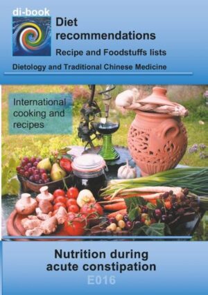 Di-book - nutritional counseling after syndromes - Diet recommendations, recipes and food supplements for supporting the school medicine therapy. The recipes help you to cook tasty dishes. All recipes with cooking instructions, calorie indications and description of the effect. The foods are shown in categories recommended, yes, little and no and help you to orientate if your own recipes should be cooked.