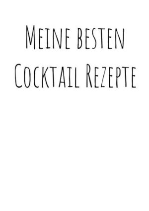 Trage deine 212 leckersten Cocktail Rezepte in dieses Ringbuch für Cocktailrezepte zum Selberschreiben ein. Die Doppelseite Glaskunde illustriert mehr als 30 der wichtigsten Glasvarianten und beschreibt deren Verwendung. Die Seiten der Kaffeekunde bieten praktische Anleitungen zur Zubereitung von mehr als 30 Kaffeevarianten! Das Inhaltsverzeichnis und das anlegbare Register helfen dir dabei deine liebsten Rezepte zu ordnen! Die Rezeptseiten bestehen aus weißen, linierten Seiten. Die Maße des Buches betragen 21cm x 29,7cm, dies entspricht dem DIN A4 Format. Es ist mit einer Ringbindung gebunden.