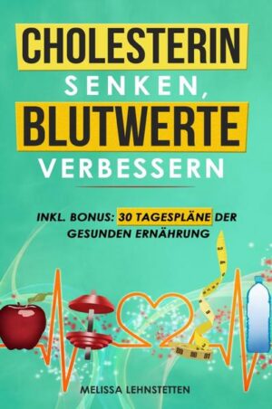 Das geballte Wissen zu cholesterinarmer Ernährung: praxisnah, alltagstauglich und leicht verständlich Wollen Sie erfahren, wie Sie auf natürliche Weise den Cholesterinwert in einen gesunden Bereich senken und diesen langfristig halten können? Sind Sie auf der Suche nach einem übersichtlichen Nachschlagewerk mit grundlegenden Informationen, Tipps für den Alltag und effektiven Tagesplänen? Dann ist dieses Handbuch ideal für Sie! Viele reden über Cholesterin und seit einiger Zeit wird die Bedeutung dieser Werte für die Gesundheit und die Vitalität in der breiten Masse immer präsenter. Trotzdem oder gerade deshalb kursieren viele Halbwahrheiten und falsche Gerüchte über Cholesterin. Nach der Lektüre dieses Buches ist Schluss mit Halbwissen. Sie werden sich bestens mit den Werten auskennen und Ihren Alltag bewusst cholesterinarm gestalten können. Profitieren Sie selbst von den gesunden Auswirkungen einer cholesterinarmen Lebensweise. Informatives Cholesterin senken Buch mit praktischen Alltags-Tipps In diesem Buch erfahren Sie alle wichtigen Informationen über Cholesterin: Von Begriffsklärungen über die Interpretation der Werte bis zur Bedeutung für Ihre Gesundheit. Mit diesem Buch haben Sie das gesamte Wissen zum Cholesterin-Senken in Ihrer Hand. Damit Sie aber nicht nur die Theorie kennen, sondern auch in der Praxis von diesem Wissen profitieren können, umfasst dieses Buch auch praktische Tipps für den Alltag und 30 konkrete Tagespläne. So können Sie das Gelernte direkt anwenden und erreichen aktiv sinkende Cholesterinwerte. Dank der übersichtlichen Gliederung im Inhaltsverzeichnis können Sie sowohl einzelne theoretische Aspekte als auch Ihre Lieblingstipps jederzeit schnell wiederfinden. Damit ist dieses Buch das optimale Nachschlagewerk und Ihr treuer Begleiter auf dem Weg zu einem niedrigen Cholesterinwert.