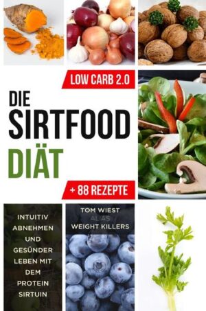 Abnehmen wie die Stars: So funktioniert die Sirtfood Diät! Traumgewicht in wenigen Wochen! (Low Carb 2.0) . Hinter der Sirtfood-Diät steckt der neueste Ernährungstrend, der verspricht, die Kilos purzeln zu lassen. Dabei wird auf eine sirtuinreiche, gesunde Ernährung gesetzt. Was Sie über den Abnehm-Trend wissen sollten und wie die Diät funktioniert, erfahren Sie hier. Mit dieser Diät haben Stars bis zu 45 Kilo abgenommen! . Es gibt tausend verschiedene Diäten - die einen versprechen, in kurzer Zeit viel abzunehmen, die anderen, auch langfristig schlank zu bleiben. Es gibt eigentlich keine Diät, die man uneingeschränkt empfehlen kann. Nun kommt noch eine weitere Diät hinzu: die Sirtfood-Diät verspricht, durch spezielle Nahrungsmittel abzunehmen, Muskeln aufzubauen und sogar noch das Immunsystem zu stärken und dabei zu helfen, jung und vital zu bleiben. Erfunden wurde sie von den Ernährungsexperten Aidan Googins und Glen Matten. . . In diesem Ratgeber erfahren Sie... . ✪ was Sirtfood bedeutet. ✪ wie der Stoffwechsel-Turbo funktioniert. ✪ bei welchen Lebensmitteln Sie zugreifen dürfen. ✪ Tipps und Tricks um nachhaltig schlank zu bleiben. ✪ 88 gesunde Rezepte zum Nachkochen. ✪ und vieles, vieles mehr! ✪ Und der beste BONI ist die ✆ ☛ Persönliche Beratung . Warum solltest Sie sich für dieses Handbuch entscheiden? . . Tom Wiest alias Weight Killers der Autor des Buches: "Die Sirtfood Diät", hat eine praxiserprobte Anleitung erstellt, die es Ihnen ermöglicht häufige Fehler zu vermeiden, zu verstehen wie das Abnehmen funktioniert und Sie eine dauerhafte, gesunde und ausgewogene Ernährung entwickeln können. . . ☆ Erwerben Sie jetzt diesen tollen Ratgeber zum absoluten Sonderpreis! ☆ . Wenn Sie mit Ihrer Investition nicht zufrieden sind, können Sie dieses Buch innerhalb von 7 Tagen zurückgeben und erhalten Ihr Geld zurück.