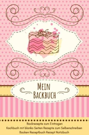 Endlich finden Ihre Lieblingsbackrezepte den Platz den sie verdienen! Das leere Kochbuch mit blanko Seiten wartet nur darauf liebevoll mit Ihren Backrezepten gefüllt zu werden. Die linierten Seiten sind bereits in Rezept-Titel, Zutaten und Zubereitung aufgeteilt. Auch ein Namensetikett zur Personalisierung ist vorhanden. Dieses Buch ist auch bestens als Geschenk für die beste Freundin, Mama, Papa, Oma, Opa und Hobbyköche geeignet!