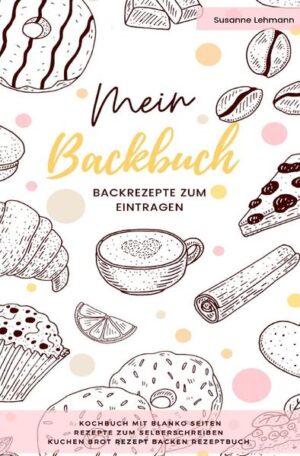 Endlich finden Ihre Lieblingsbackrezepte den Platz den sie verdienen! Das leere Kochbuch mit blanko Seiten wartet nur darauf mit Ihren Lieblings-Backrezepten gefüllt zu werden. Die linierten Seiten sind bereits in Rezeptname, Zutaten und Zubereitung aufgeteilt. Außerdem ist ein Namensetikett zur Personalisierung vorhanden. Dieses Buch ist auch bestens als Geschenk für die beste Freundin, Mama, Papa, Oma, Opa und Hobbyköche geeignet! "Mein Backbuch Backrezepte zum Eintragen Kochbuch mit blanko Seiten Rezepte zum Selberschreiben Kuchen Brot Rezept Backen Rezeptbuch" ist erhältlich im Online-Buchshop Honighäuschen.