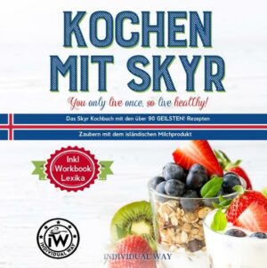 Honighäuschen (Bonn) - You only live once, so live healthy! Das isländische Milchprodukt Skyr hat sich hierzulande zu einem echten Dauerbrenner entwickelt. Entdecken Sie mit INDIVIDUAL WAY: Kochen mit Skyr, you only live once, so live healthy! Das leckere Powerfood Skyr /hoher Proteinanteil, tiefe Kohlenhydrat- und Fettwerte/ Bei Sportlern und Athleten äußerst beliebt. INDIVIDUAL WAY machen in ihrem Kochbuch «Kochen mit Skyr» einen großen Schritt und präsentieren Ihnen eine Mischung aus Tradition, moderner- und gesunder Esskultur. Über 95 fantastische Rezepte haben es in dieses Buch geschafft. Haben Sie Lust, Ihre Gerichte mit einer aussergewöhnlich gesunden Zutat zu bereichern? Möchten Sie etwas für Ihre Gesundheit tun? Sind Sie bereit, in Ihrer Küche neue Kreationen auszuprobieren und der Langenweile und den alten Kochgewohnheiten entgegen zu wirken? Dann ist INDIVIDUAL WAY genau das Richtige für Sie! Skyr, mit den hohen Protein- und Kalziumwerten, ein äusserst gesundes Lebensmittel, welches das Wachstum sowie den Erhalt der Muskel- und Gewebemasse unterstützt. Im Buch finden Sie zusätzlich: Frühstück, Hauptgerichte und Abendessen Brotrezepte Proteinreiche Gerichte und Snacks Dessert, Kuchen und Torten Smoothies und Milchshakes Eis und Frozen-Yoghurt Ein kleines Geschenk sowie Bonusmaterial! Schluss mit dem unmotivierten Gang in die Küche. Lernen Sie neue Variationen kennen und erleben Sie die Faszination Kochen mit den einzigartigen Rezepten in diesem Buch. Individual Way steht für viel Persönlichkeit, ausgefallenes Design und ausserordentliche Qualität. Individual Way vermittelt Ihnen leckere Gerichte und wichtige Werte. Abnehmen, Muskelaufbau, Stärkung der Disziplin, gesunde- und bewusste Ernährung. Individual Way hat erkannt, dass die Ernährung einer der wichtigsten Aspekte im Leben ist und damit essenziell mit Ihrem Erfolg zusammenhängt.