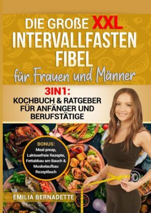 Dieses 2in1 Ratgeber & Kochbuch ist ein Geschenk an alle, die sich mit der gesunden Ernährung beschäftigen und keine Lust haben, lange in der Küche zu stehen oder Zutaten suchen zu müssen. Die Zutaten in diesem Buch sind völlig leicht & simpel zu finden und Preiswert. Ohne komplizierte Zubereitungen und dennoch ein Genuss. Diese und weitere Gründe haben mich dazu bewegt dieses Buch zu schreiben und Ihnen diese Informationen als Mehrwert anbieten zu können. Lassen Sie mich eine Einführung mit den wichtigsten Punkten und interessanten Fakten präsentieren. Ob für Singles, oder die ganze Familie, hier ist für jeden etwas dabei. Kleine Einblicke in das Buch, diese Bereiche erwarten Sie •Grundbasics (Fastenarten) •Gesund abnehmen ohne hungern •Stoffwechsel beschleunigen •Grundrezepte (Vegge & Vegan freundlich) •Gluten-Laktose freie Rezepte •Gesunde „Fast-Food“ Rezepte •Meal-Preap Rezepte Bonusteil: •Vor & Nachteile (das Unerwähnte) •Micro & Makronährstoffe •Intervall & Keto •Ausdauersport •Muskelaufbau •Yoga •Tipps & Tricks Wir wünschen Ihnen viel Spaß beim Ausprobieren der Rezepte und hoffen Sie können die gewonnene Zeit sinnvoll nutzen.