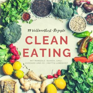 Kochen ohne Zusatzstoffe - dank des Clean-Eating-Trends! Wer auf der Suche nach Rezepten ist, die ohne Geschmacksverstärker, Konservierungs- und Zusatzstoffe auskommt, ist in der Clean-Eating-Küche genau richtig. Dabei ist der Trend aus den USA nicht neu - denn in Form des Clean Eating feiert die gute alte Vollwertkostküche ihr Revival. Ausprobieren lohnt sich definitiv... Wie wäre es mit Tofu und roter Paprika in pikaner Erdnusssauce? Lust auf leckere Veggie-Frühstückswraps? Auf der Suche nach einer leicht gemachten Curry-Möhren-Suppe für Zwischendurch? Soll es ein Mais-Erbsen-Sandwhich für die Arbeit sein..? ...oder doch eine vegane Paella als Hauptgericht? Jetzt zuschlagen und die Welt der Vollwertkost genießen!