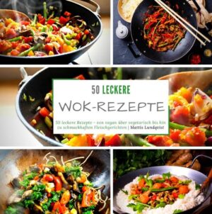 "Wok this way!" Kommen Sie nicht nur in den Genuss von fantastischen, leckeren Gerichten für den Wok, sondern lernen diesen mit zahlreichen Rezeptideen ganz neu kennen. Und damit noch nicht genug: Neben den Gerichten gibt es zusätzliche wissenswerte (Pflege-)Hinweise für den Wok und einige Gewürzmischungsrezepturen - damit die eigene Küche noch mehr zum Genusstempel wird. Wie wäre es mit gebratener Banane zum Dessert? Lust auf leckere Ideen mit Shrimps? Auf der Suche nach schmackhaften Ideen für den gemeinschaftlichen Wokabend? Soll es eine leckere Mahlzeit für Zwei in romantischer Atmosphäre sein und Sie suchen noch das passende Rezept, das sättigt und dennoch zur Stimmung passt? ...oder einfach entspannt mit der Familie bei gebratener Hühnerbrust mit Ananas den Tag ausklingen lassen? Jetzt zuschlagen und den Wok glühen lassen! Ein Wok ist mehr als "nur" eine Pfanne: Mit keinem anderen Gerät kann man so gut Gerichte anbraten und dabei das einzigartige Aroma der Zutaten entfalten lassen. Auf zu neuen Wokgerichten - Das erwartet Sie: Sie erhalten (fast) alle Zutaten in herkömmlichen Supermärkten. Viele Rezepte besonders für Küchenprofis geeignet, die mal was "anderes" zubereiten möchten. Beeindrucken Sie Ihre Kollegen mit den Köstlichkeiten aus ihrem Wunder-Wok. Schluss mit gewöhnlichen Naschereien - Entdecken Sie die Welt genialer Wok-Nachspeisen. Verwöhnen Sie sich selbst und Ihre Liebsten mit feinen Hauptspeisen, welche die Herzen am Tisch höher schlagen lassen. Werden Sie noch heute zum Genießer der Wok-Welt. Wok this way!