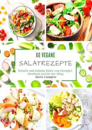 60 vegane Salatrezepte für jeden Tag Von Gurken-Kapern-Salat über Zucchinisalat mit Frühlingszwiebeln bis hin zu Tofusalat...stets formvollendeter Genuss. 60x vegane Salatgerichte... Wie wäre es mit einem Auberginen-Kichererbsen-Salat? Darf es ein Süßkartoffelsalat mit Ingwer sein? Auf der Suche nach schmackhaften Ideen mit Artischocken? Soll es ein veganer Gurken-Joghurt-Salat sein oder doch ein "herzhafter" Kartoffelsalat aus dem Schnellkochtopf? ...oder einfach mal ein Zwetschgensalat mit Pfirsich und Banane für den passionierten Obstfreund? Jetzt zuschlagen und mit Salatschüssel- und besteck bewaffnet leckere Gerichte zaubern!