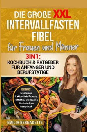 Dieses 2in1 Ratgeber & Kochbuch ist ein Geschenk an alle, die sich mit der gesunden Ernährung beschäftigen und keine Lust haben, lange in der Küche zu stehen oder Zutaten suchen zu müssen. Die Zutaten in diesem Buch sind völlig leicht & simpel zu finden und Preiswert. Ohne komplizierte Zubereitungen und dennoch ein Genuss. Diese und weitere Gründe haben mich dazu bewegt dieses Buch zu schreiben und Ihnen diese Informationen als Mehrwert anbieten zu können. Lassen Sie mich eine Einführung mit den wichtigsten Punkten und interessanten Fakten präsentieren. Ob für Singles, oder die ganze Familie, hier ist für jeden etwas dabei. Kleine Einblicke in das Buch, diese Bereiche erwarten Sie •Grundbasics (Fastenarten) •Gesund abnehmen ohne hungern •Stoffwechsel beschleunigen •Grundrezepte (Vegge & Vegan freundlich) •Gluten-Laktose freie Rezepte •Gesunde „Fast-Food“ Rezepte •Meal-Preap Rezepte Bonusteil: •Vor & Nachteile (das Unerwähnte) •Micro & Makronährstoffe •Intervall & Keto •Ausdauersport •Muskelaufbau •Yoga •Tipps & Tricks Wir wünschen Ihnen viel Spaß beim Ausprobieren der Rezepte und hoffen Sie können die gewonnene Zeit sinnvoll nutzen.