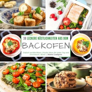 Ein Backofen + 38 Rezepte = Formvollendeter Genuss! Zahlreiche Backofengerichte warten darauf, von Ihnen ausprobiert zu werden. 0 % Gerede - 100% leckere Rezeptideen für den Ofen: Wie wäre es mit einer glutenfreien Dinkelteigpizza? Lust auf hackgefüllte Brötchen mit Kürbispüree? Sollen selbstgemachte Chocolate Chip Cookies sein... ...oder doch eine Backofenbanane mit Zimt als Dessert? Jetzt zugreifen und den eigenen Speiseplan mit aufregenden Backofengerichten aufwerten!