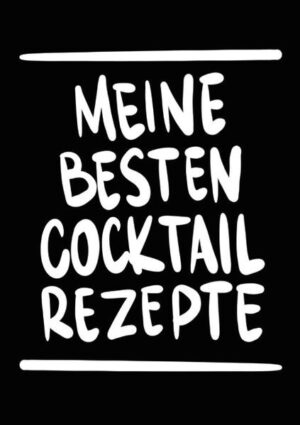 Trage deine 212 leckersten Cocktail Rezepte in dieses Ringbuch für Cocktailrezepte zum Selberschreiben ein. Die Doppelseite Glaskunde illustriert mehr als 30 der wichtigsten Glasvarianten und beschreibt deren Verwendung. Die Seiten der Kaffeekunde bieten praktische Anleitungen zur Zubereitung von mehr als 30 Kaffeevarianten! Das Inhaltsverzeichnis und das anlegbare Register helfen dir dabei deine liebsten Rezepte zu ordnen! Die Rezeptseiten bestehen aus weißen, linierten Seiten. Die Maße des Buches betragen 21cm x 29,7cm, dies entspricht dem DIN A4 Format. Es ist mit einer Ringbindung gebunden.