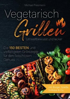 Egal, ob aus Leidenschaft, aus Liebe zur Umwelt, aus ethischen oder aus gesundheitlichen Gründen, die Entscheidung vegetarisch oder vegan zu leben, verdient größten Respekt. In diesem Rezeptbuch finden Sie 150 der besten vegetarischen Rezepte für unvergessliche Grillabende mit der Familie und Freunden. Guten Gewissens können Sie die vielfältigen Gerichte zubereiten und genießen. Von Marinaden und Soßen bis zu vegetarischen Burgern und sogar die passenden Drinks finden Sie in diesem Buch. Appetit bekommen? Probieren Sie es einfach mal aus! Jetzt das Buch „Vegetarisch Grillen - Umweltbewusst und lecker“ kaufen und Grillabende kulinarisch revolutionieren! Fröhlichen Grillspaß wünscht Ihnen: Michael Friesmann Hinweis: In diesem Buch wurde bewusst auf Bilder jeder Art verzichtet. Das mag Ihnen im ersten Moment komisch erscheinen, Sie werden sich vielleicht wundern und fragen: Warum? Ohne Bilder wird Ihre Kreativität und Vorstellungskraft angeregt und Sie bekommen dafür gleichzeitig eine hohe Qualität an ausgewählten und exklusiven Rezepten zu einem vergleichsweise niedrigeren Preis aufgrund der wesentlich niedrigeren Druckkosten. Zudem sind alle Rezepte so gestaltet und bildhaft beschrieben, dass es Ihnen in jedem Fall leichtfallen wird, die Rezepte ordentlich zuzubereiten und schmackhaft herzurichten.