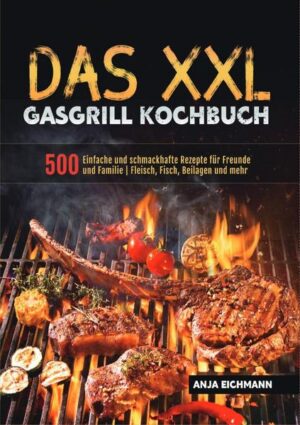 Über 500+ großartig schmeckende Gasgrill-Rezepte für jede Mahlzeit des Tages. Sie werden dieses einmalige Kochbuch für Ihre Gasgrill-Küche genießen. Ihr Gasgrill kann mehr, als Sie denken! Warum nehmen Sie nicht eine Abkürzung und lernen "erfahrene Köche" Tipps, inoffizielle Tricks und Umgehungen, für die die meisten Leute Monate brauchen, um sie durch Versuch und Irrtum zu lernen? Nichts macht mehr Spaß, als im eigenen Garten eine Menge leckerer Speisen zu grillen. Mit den Tipps, Techniken und Rezepten in diesem Buch können Sie im Handumdrehen die authentische Restaurantqualität eines klassischen Diners oder eines altmodischen Burger-Lokals nachstellen. Holen Sie das Beste aus Ihrem Gasgrill mit diesem gut recherchierten, getesteten Kochbuch und Ratgeber! Perfekt für Erstbenutzer oder erfahrene Köche. Enthält bebilderte Anleitungen und über 500 unserer besten Rezepte.